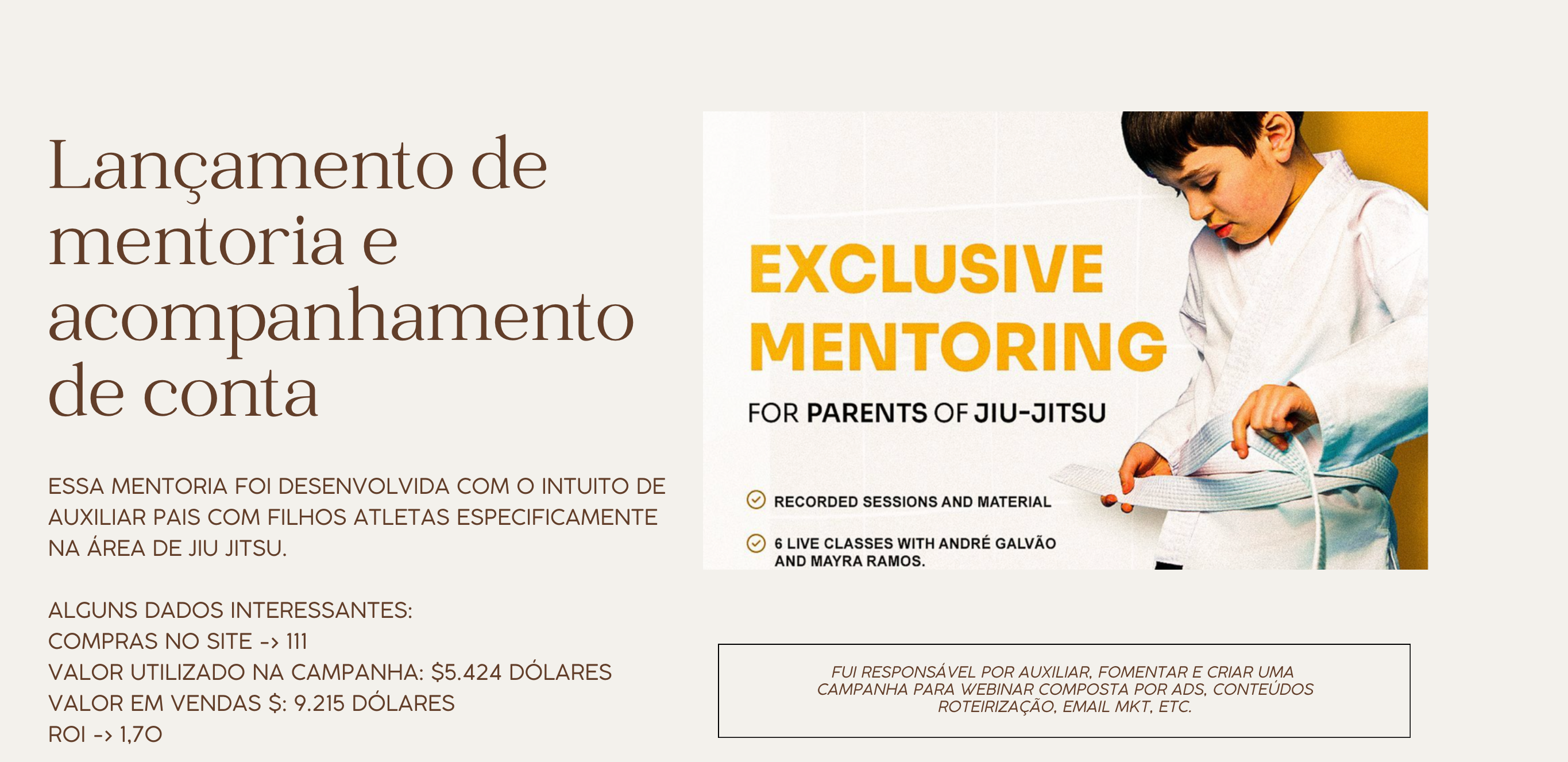 Lancamento Mentoria Jiu-Jitsu